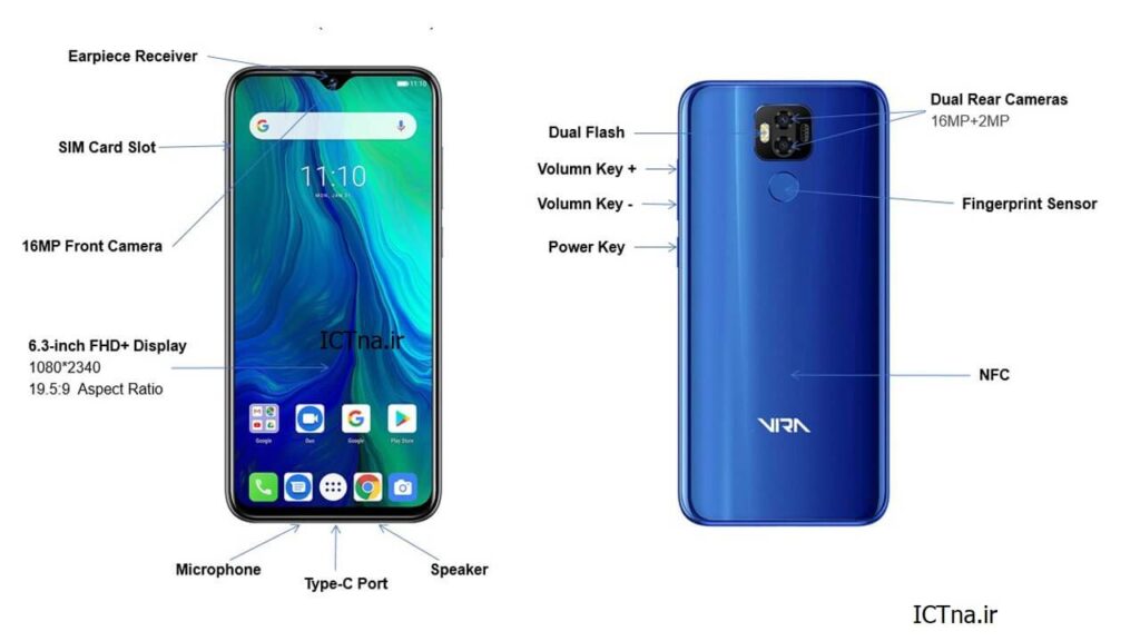 Release of details of two Saeiran phones with Vira brand 1024x576 - انتشار جزئیات دو گوشی صاایران با برند ویرا