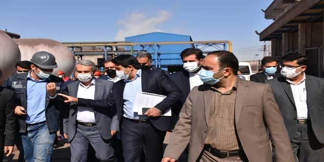 Minister Samat visited Pasargad Steel Complex - بازدید وزیر صمت از مجتمع ذوب آهن پاسارگاد