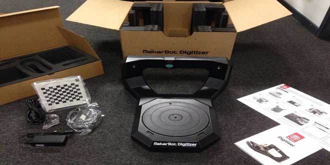 Review and test the Makerbot Digitizer 3D scanner product 01 - بررسی و تست محصول اسکنر سه بعدی Makerbot Digitizer