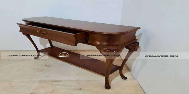 Anil Wood Industries is the best manufacturer of beautiful wooden console tables 02 - صنایع چوبی آنیل بهترین تولید کننده میز کنسول های چوبی زیبا