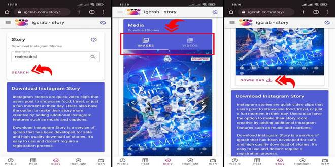 Learn to download Instagram story on iPhone 02 - آموزش دانلود استوری اینستاگرام در آیفون – ذخیره Story در iOS